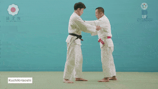kuchiki-taoshi - A technique to push down the opponent backward by holding one of his legs either from the inside or outside with one of the hands and pulling it up. kuchiki-taoshi - A technique to push down the opponent backward by holding one of his legs either from the inside or outside with one of the hands and pulling it up.